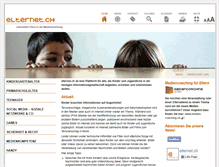 Tablet Screenshot of elternet.ch